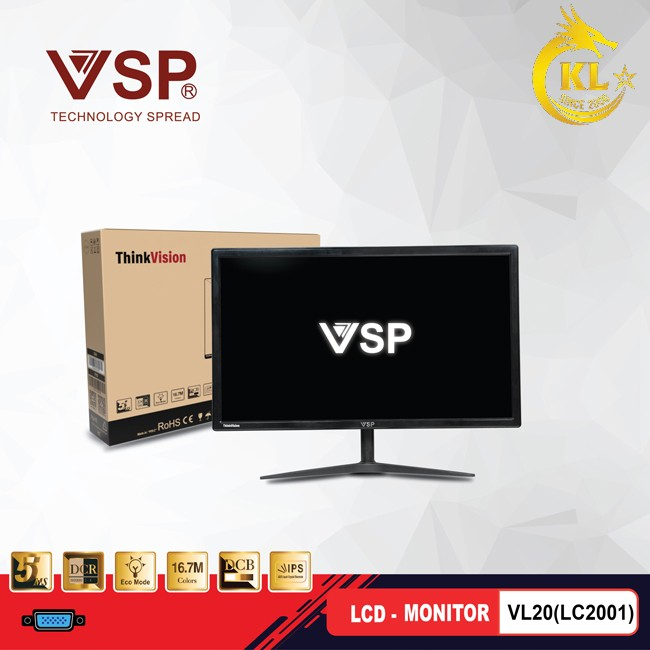 Màn hình LCD 20” VSP VS20(LE2003) (1600 x900) 5ms VGA/HDMI